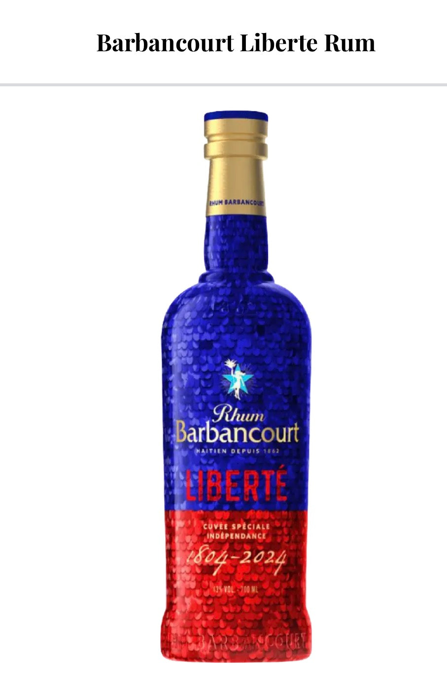 Barbancourt Liberte Rhum