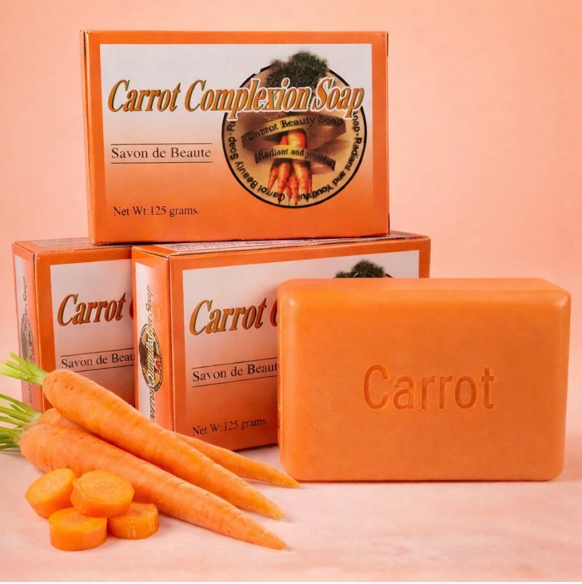Carrot soap 3 ct