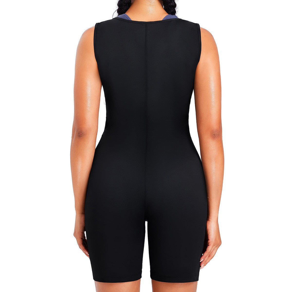 Cross-border Women's Body Shaping Clothes Sweat-breaking Clothes Chest-lifting Training Abdominal-tucking Sports Fitness Body Shaping Clothes Tunic Waist-lifting Arm-lifting Bodysuit