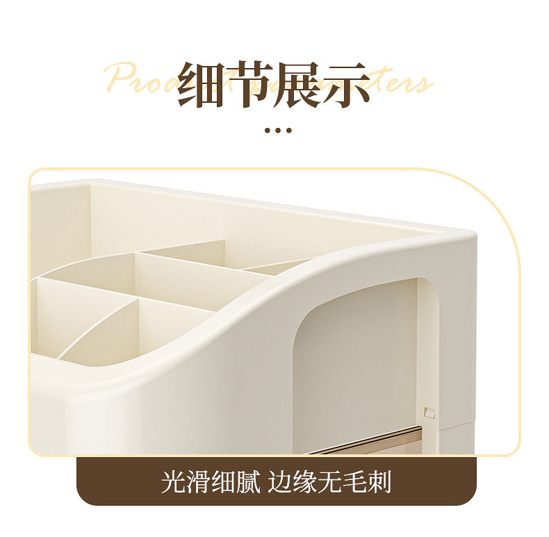 Cosmetics Storage Box Sundries Desktop Fit Box Perfume Skin Care Products Storage Rack Dressing Table Large Capacity Storage Cabinet