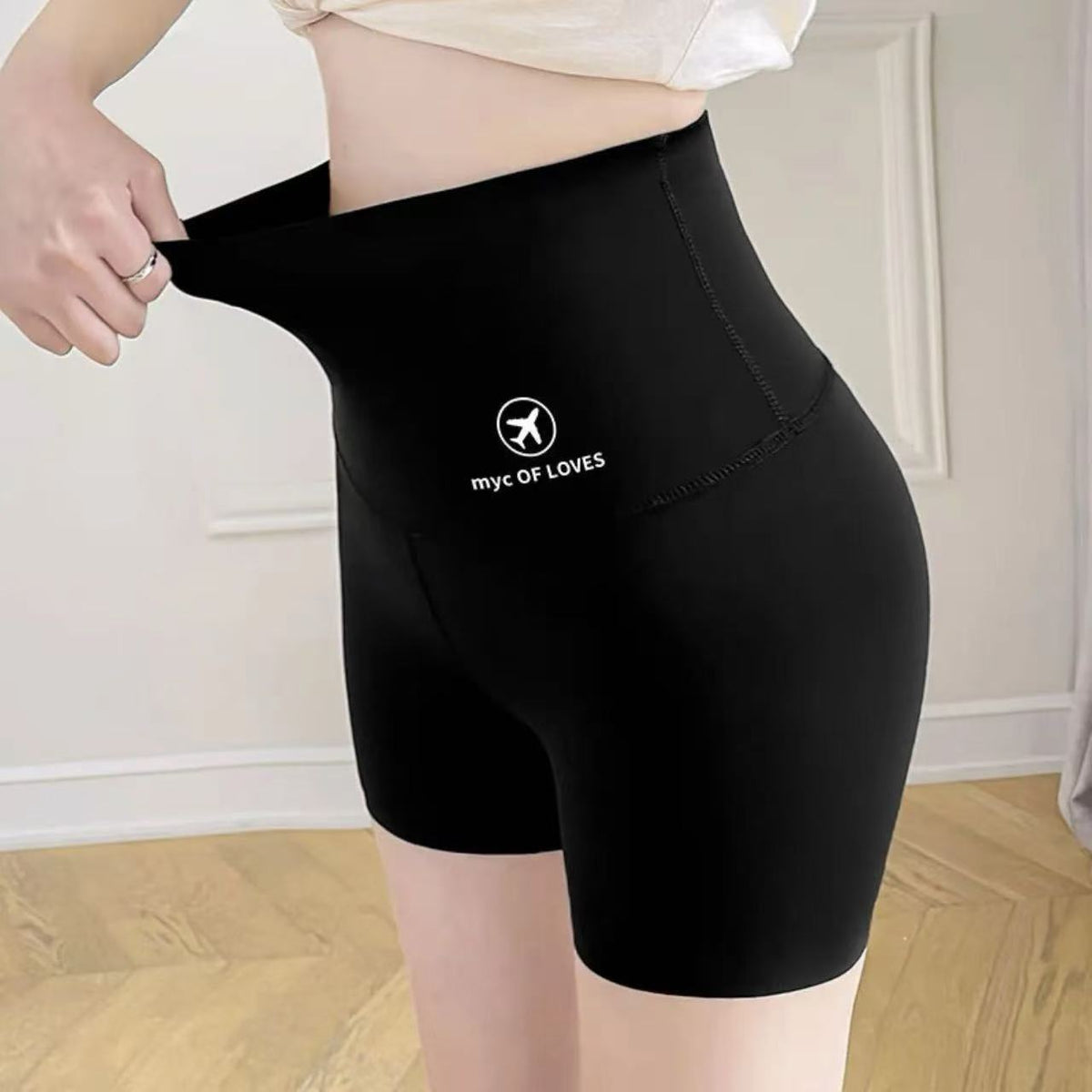 Anti-Exposure Yoga Shark Pants Safety Shorts for Women, Summer Tummy Control and Butt-Lifting Ice Silk Shorts, Wholesale