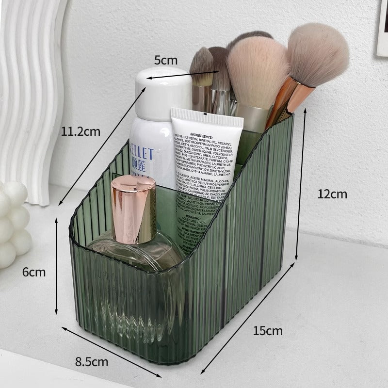 Cosmetic Storage Box Desktop Dressing Table Skin Care Lipstick Makeup Brush Girl High-end Transparent Storage Rack