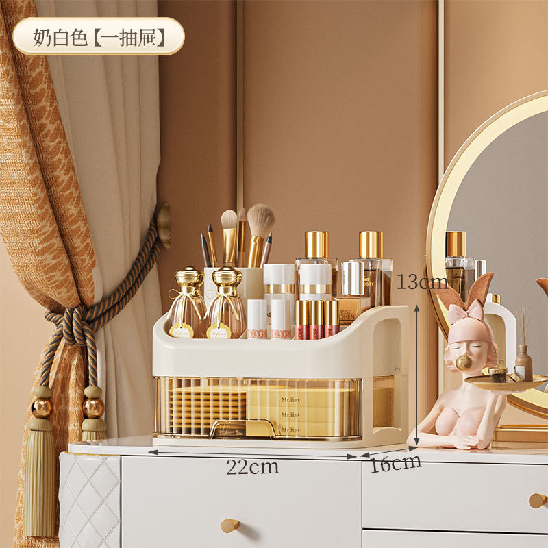 Cosmetics Storage Box Sundries Desktop Fit Box Perfume Skin Care Products Storage Rack Dressing Table Large Capacity Storage Cabinet
