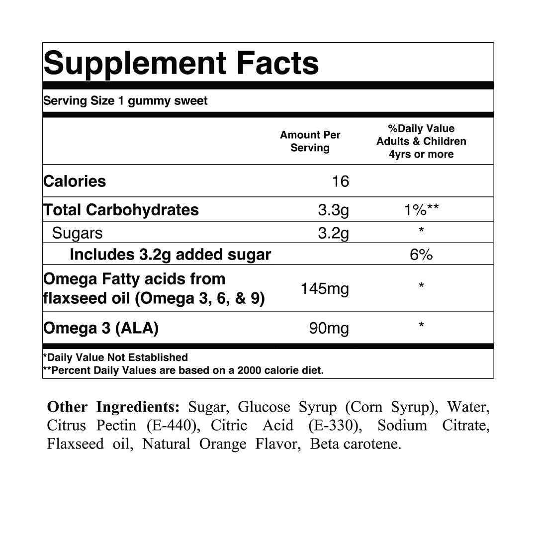 Omega 3 Orange Flavor